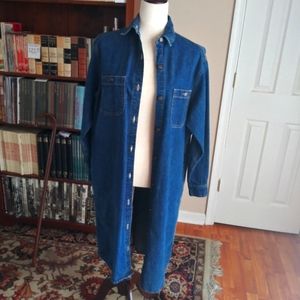 Vintage 90's Calvin Klein Denim Dress Jacket
